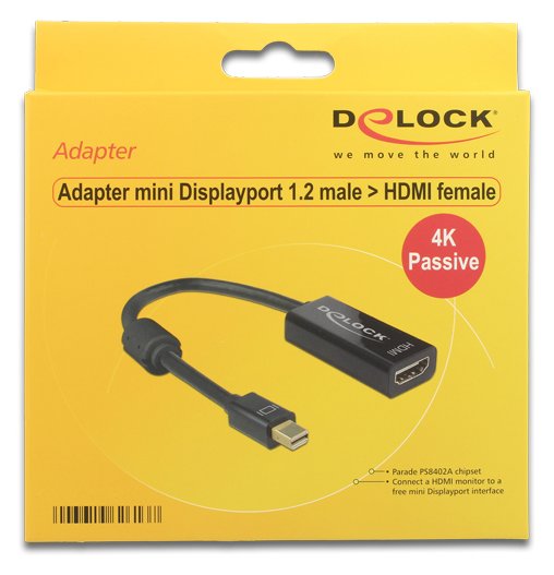 Delock 4K Passive - Videoanschluß - Mini DisplayPort (M)