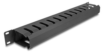 Delock 67069 - 19'' Rangierpanel 2Öffnungen 1 HE schwarz von LumaTech