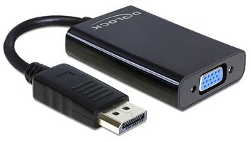 Delock Adapter Displayport male > VGA 15 pin female - DisplayPort-Adapter - DisplayPort (M) von LumaTech