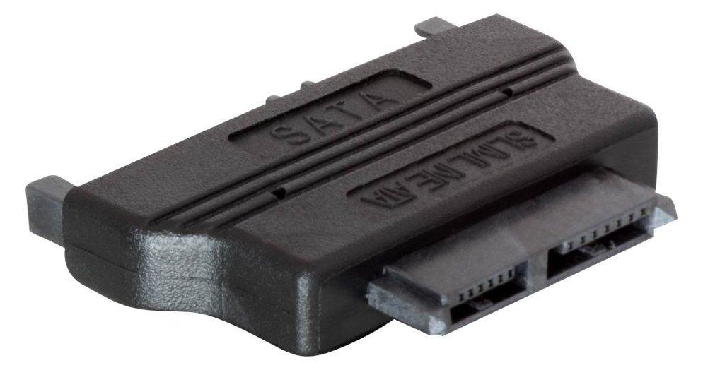 Delock Adapter SATA 22pin male > Slim SATA female 13pin - SATA-Adapter - Slimline SATA (W)