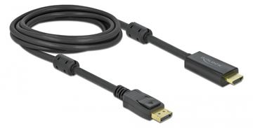 Delock Adapterkabel - DisplayPort männlich Verriegelung zu HDMI männlich von LumaTech