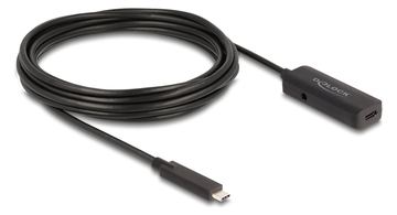 Delock Aktives USB 10 Gbps Verlängerungskabel Type-C 5 m - Digital/Daten - Strom/Netzteil von LumaTech