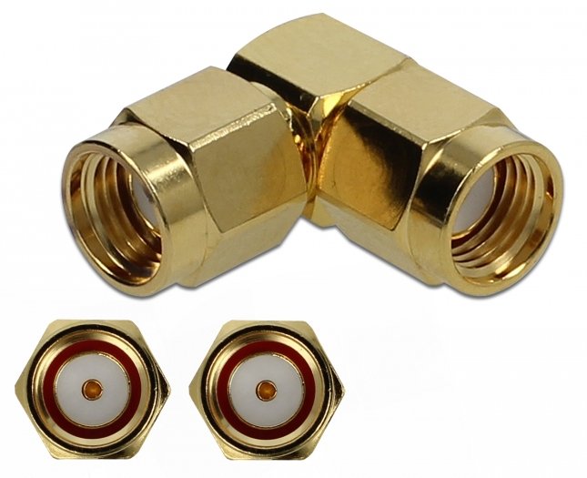 Delock Antennenkoppler - RP-SMA Stecker zu RP-SMA Stecker von LumaTech