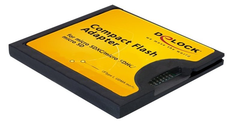 Delock Compact Flash Adapter - Kartenadapter (microSD, microSDHC, microSDXC)