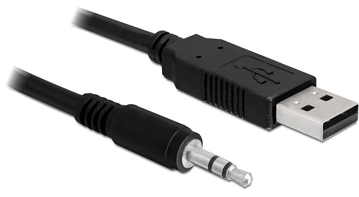 Delock Converter USB 2.0 > Serial-TTL 3.5 mm stereo jack (5 V)