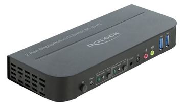Delock DisplayPort 1.4 KVM Switch 8K 30 Hz with USB 3.0 and Audio von LumaTech