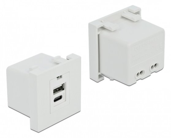Delock Easy 45 - USB-Ausgang - USB, USB Typ-C