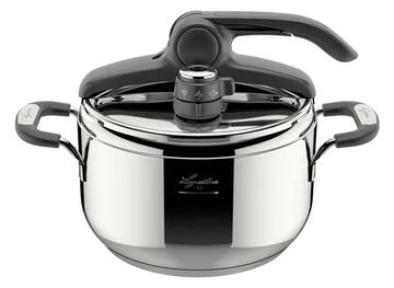 Lagostina 8900524552 - 5 l - Edelstahl - Schwarz - Silikon - 4 Person(en) - Italien von LumaTech