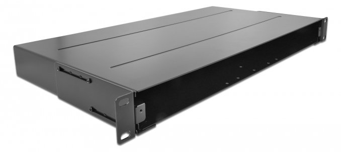 Delock Glasfaserkabelkiste - Schwarz - 1U - 48.3 cm (19)