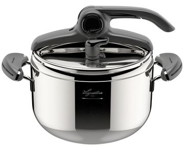 Lagostina Mia Lagoeasy'up - 5 l - Keramik - Gas - Halogen - Induktion - Versiegelte Platte - Edelstahl - 22 cm von LumaTech