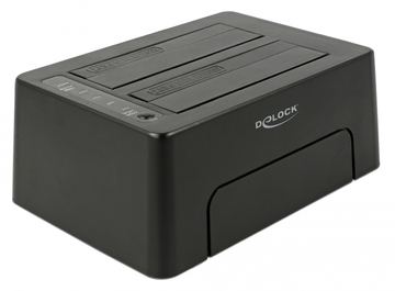 Delock HDD-Dockingstation Schächte: 2 - SATA 6Gb/s - USB 3.1 (Gen 2) von LumaTech