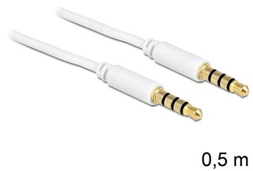 Delock Headset-Kabel - 4-poliger Mini-Stecker (M) - Weiß von LumaTech