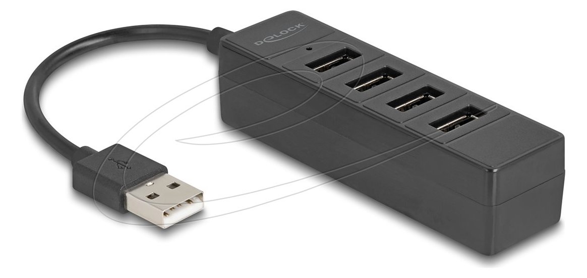 Delock Hub - Type A - 4 x USB 2.0 - Desktop