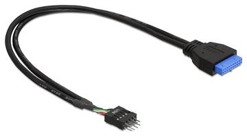 Delock Internes USB-Kabel - 19-poliger USB 3.0 Kopf (W) von LumaTech