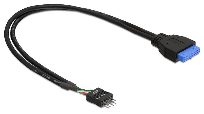 Delock Internes USB-Kabel - 19-poliger USB 3.0 Kopf (W)