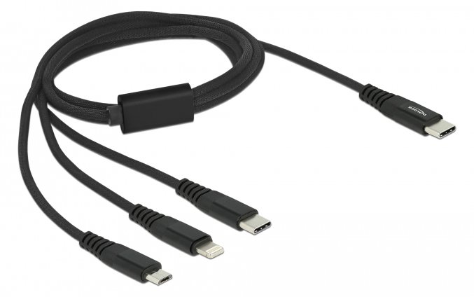 Delock Kabel nur zum Laden - 24 pin USB-C zu Micro-USB Typ B, Lightning, 24 pin USB-C von LumaTech