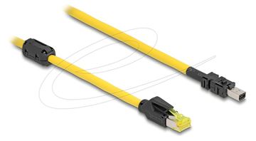 Delock Kabel RJ45 Stecker Cat.6 zu Mini I/O D-Form Typ 2 - Kabel - Netzwerk - 3 m von LumaTech