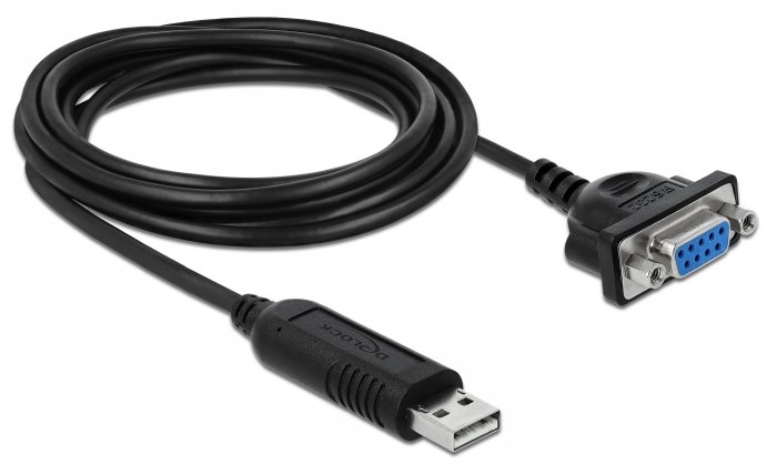 Delock Kabel seriell - USB (M) zu DB-9 (W)
