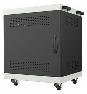 Lanview NOTEBOOK LAPTOP CABINET 14U Rack Cabinet W:650 x D:550 x (LVR14U6555BL-NOTEBOOK-LAPTOP) von LumaTech