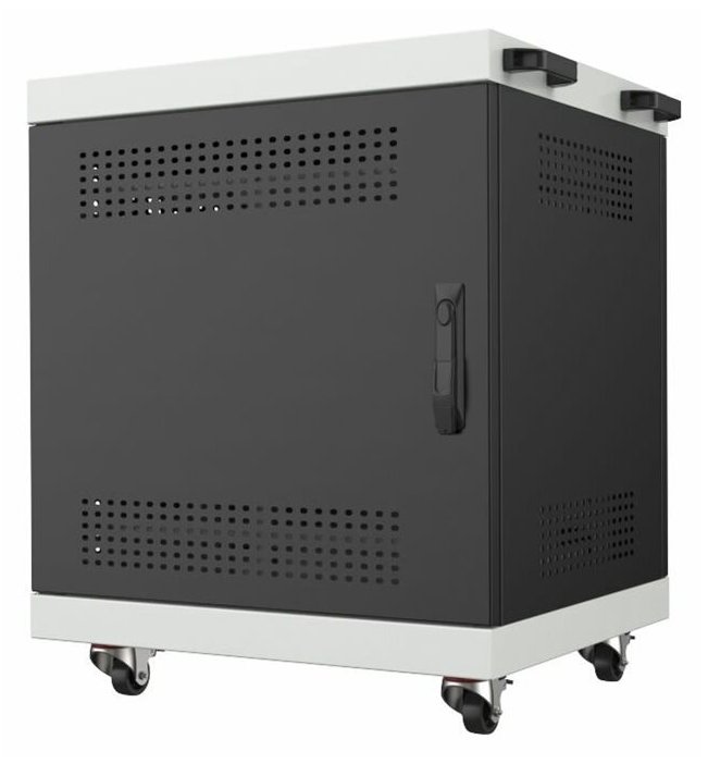 Lanview NOTEBOOK LAPTOP CABINET 14U Rack Cabinet W:650 x D:550 x (LVR14U6555BL-NOTEBOOK-LAPTOP)