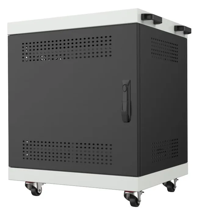 Lanview NOTEBOOK LAPTOP CABINET 14U Rack Cabinet W:650 x D:550 x (LVR14U6555BL-NOTEBOOK-LAPTOP), Ansicht 2
