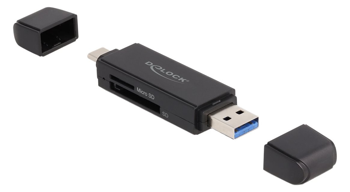 Delock Kartenleser (SD, miniSD, RS-MMC, TransFlash, MMCmobile, microSD, MMCplus, MMCmicro, microSDHC, SDXC, microSDXC)