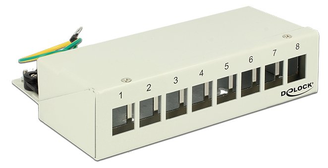 Delock Keystone Desktop Patch Panel - Patch Panel