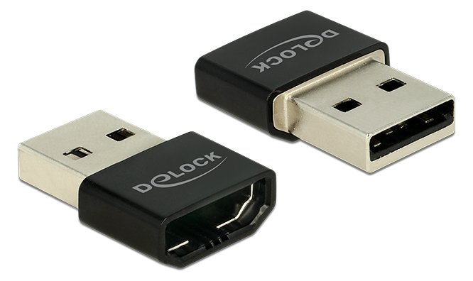 Delock Lade-/ Datenadapter - USB (M) bis HDMI (W)