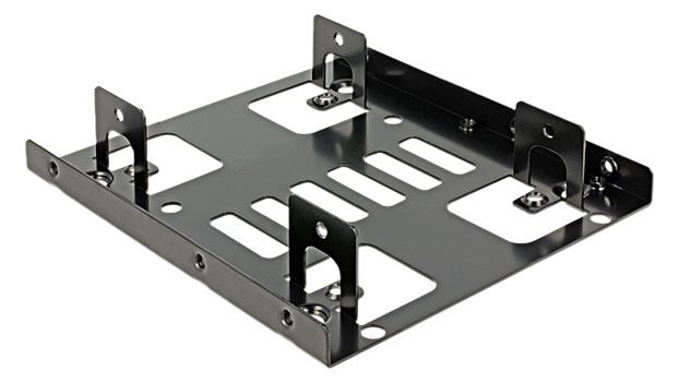 Delock Laufwerksschachtadapter - 3.5 to 2 x 2.5 (8,9 cm bis 2 x 6,4 cm)