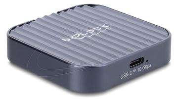 Delock Magnetisches Gehäuse USB Type-C 10 Gbps für 1 x M.2 NVMe oder SATA SSD - Gehäuse - USB Typ C von LumaTech