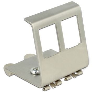 Delock Modularer Einsatz für DIN-Schiene-Halterung von LumaTech