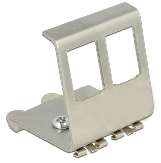 Delock Modularer Einsatz für DIN-Schiene-Halterung