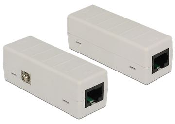 Delock Network Isolator 6 kV RJ45 - Überspannungsisolator von LumaTech