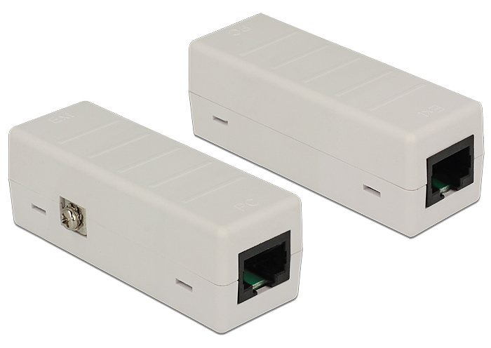 Delock Network Isolator 6 kV RJ45 - Überspannungsisolator