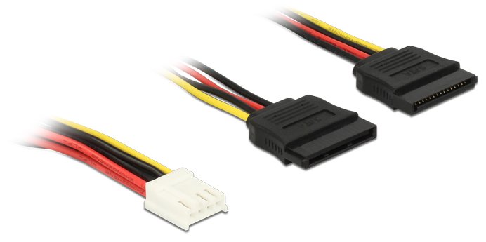 Delock Netzteil - 4-Pin-Mini-Stromversorgungsstecker (R)