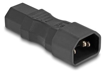 Delock Netzteil - IEC 60320 C14 zu power IEC 60320 C13 - 250 V - 10 A - Schwarz von LumaTech