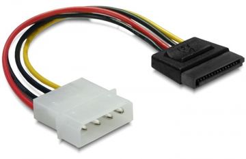Delock Netzteil - SATA-Stromstecker (M) zu interne Stromversorgung, 4-polig (M) von LumaTech