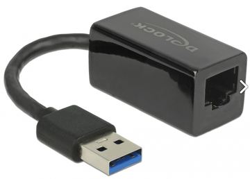 Delock Netzwerkadapter - USB 3.1 Gen 1 - Gigabit Ethernet x 1 - Schwarz von LumaTech