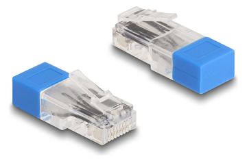 Delock Netzwerkanschluss - RJ-45 (M) - 120-Ohm-Widerstand - Blau von LumaTech