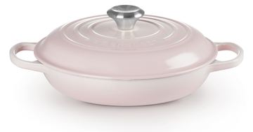 Le Creuset 21180267774430 - Auflaufform - Oval - Eisenguss - Keramik - Gas - Induktion - Pink - Shell Pink von LumaTech