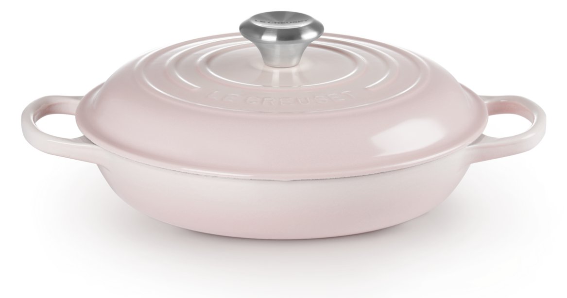 Le Creuset 21180267774430 - Auflaufform - Oval - Eisenguss - Keramik - Gas - Induktion - Pink - Shell Pink