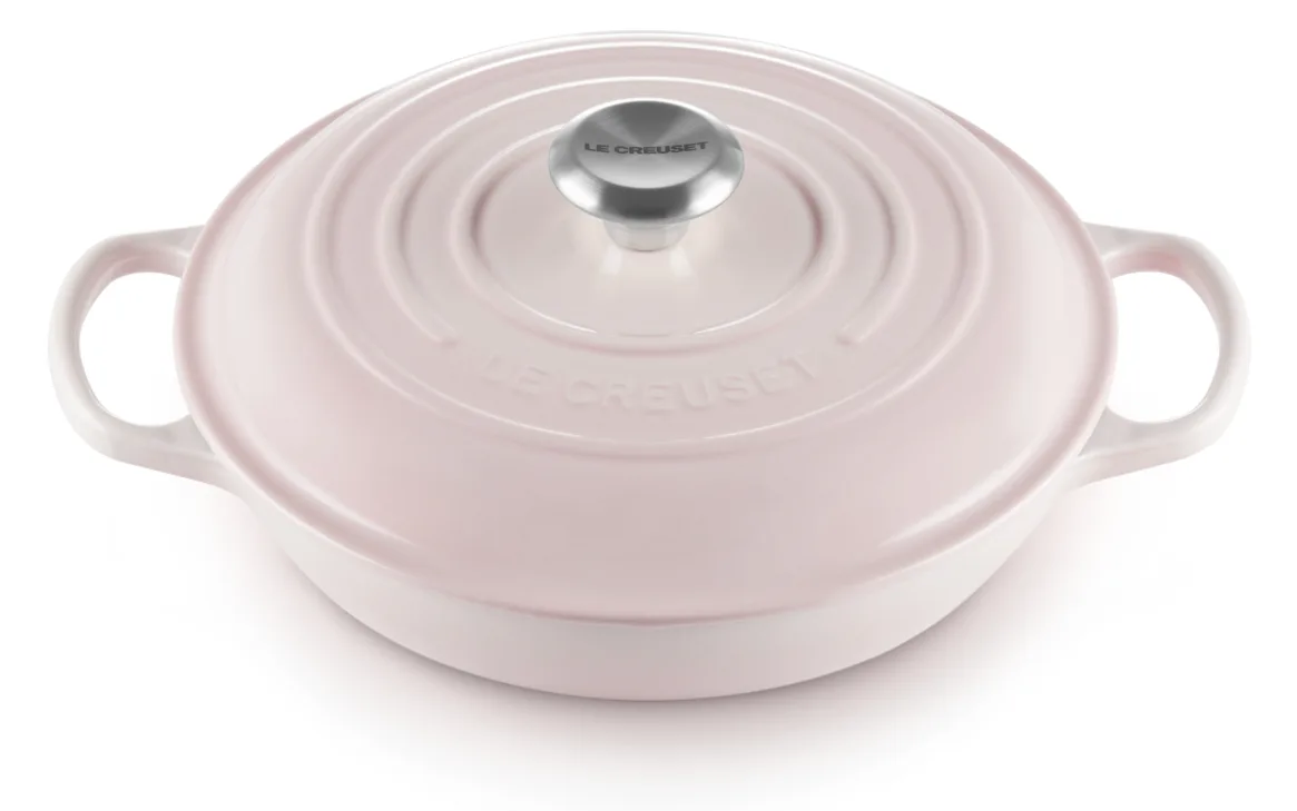 Le Creuset 21180267774430 - Auflaufform - Oval - Eisenguss - Keramik - Gas - Induktion - Pink - Shell Pink, Ansicht 2