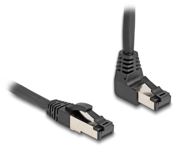 Delock Patch-Kabel - RJ-45 (M) nach unten abgewinkelt zu RJ-45 (M)