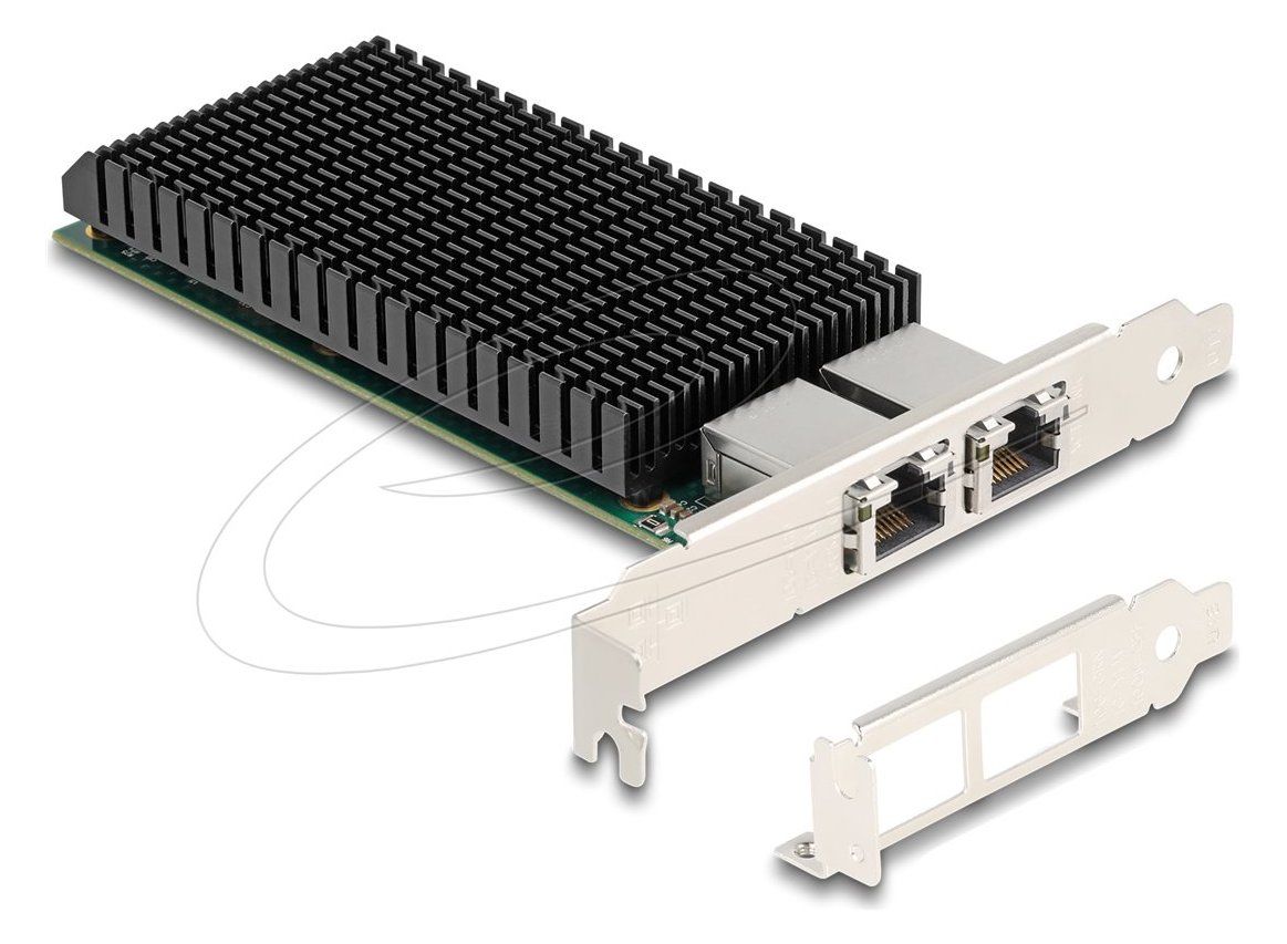 Delock PCI Express x8 Netzwerkkarte 10 Gigabit LAN 2 x RJ45 X540 - Netzwerkkarte