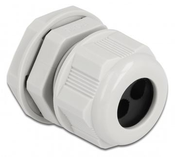 Delock PG16 - Kabelverschraubung - Grau (Packung mit 2) von LumaTech