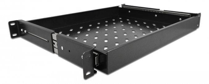 Delock Rack-Schublade - Schwarz - 1U - 48.3 cm (19)