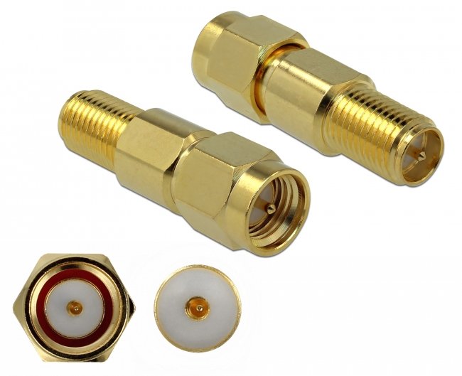 Delock RF-Adapter - SMA männlich zu RP-SMA von LumaTech