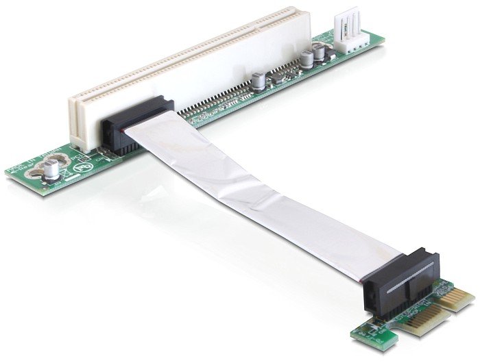 Delock Riser card PCI Express x1 > PCI 32Bit 5 V with flexible cable