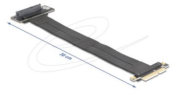 Delock Riser Karte PCI Express 3.0 x4Stecker zu U.2 SFF-8639 SSD Slot 90° gewinkelt mit Kabel 30 cm von LumaTech