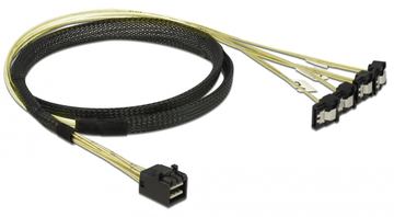 Delock SATA- / SAS-Kabel - SAS 6Gbit/s - 4x Mini SAS HD (SFF-8643) von LumaTech